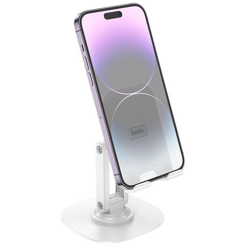 Підставка для телефону Hoco HD6 Winner dual-axis rotating White 3
