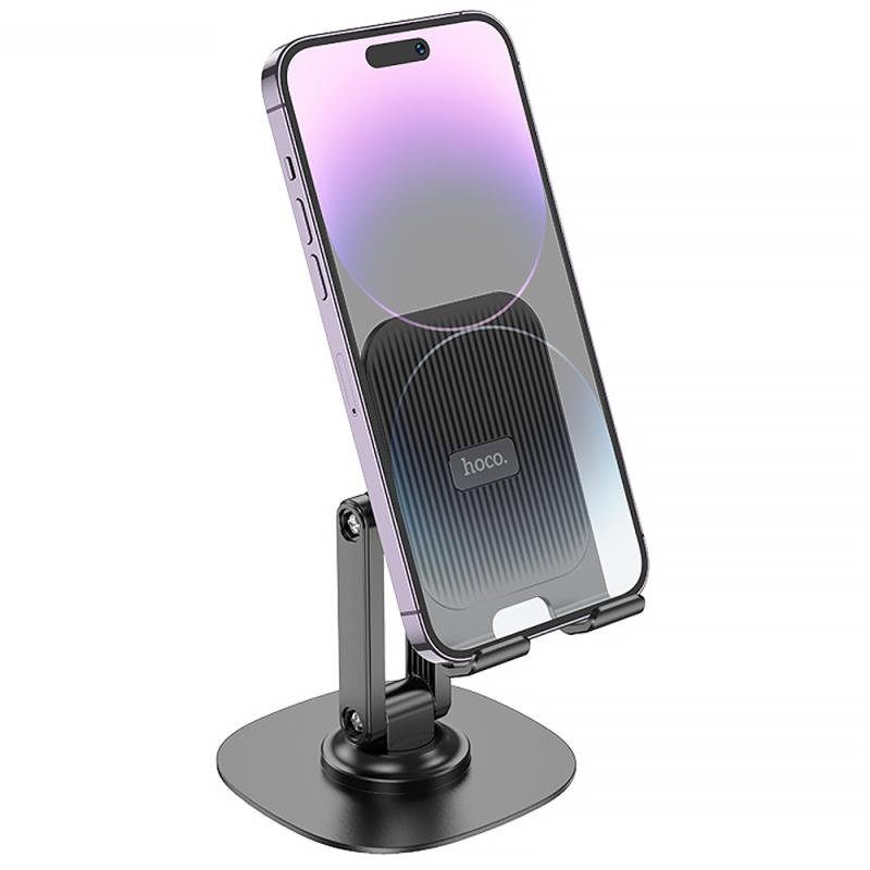 Підставка для телефону Hoco HD6 Winner dual-axis rotating Black 2