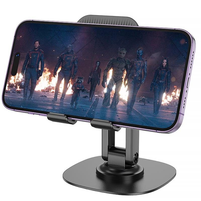 Підставка для телефону Hoco HD6 Winner dual-axis rotating Black 3
