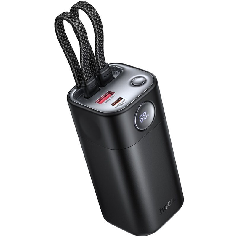 Портативний ЗП Power Bank Hoco Q59 Chispeante PD65W with cables 20000 mAh Black 3