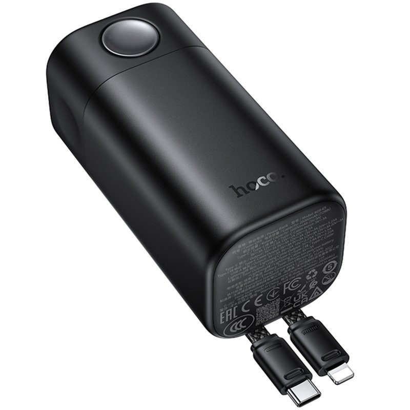 Портативний ЗП Power Bank Hoco Q59 Chispeante PD65W with cables 20000 mAh Black 7