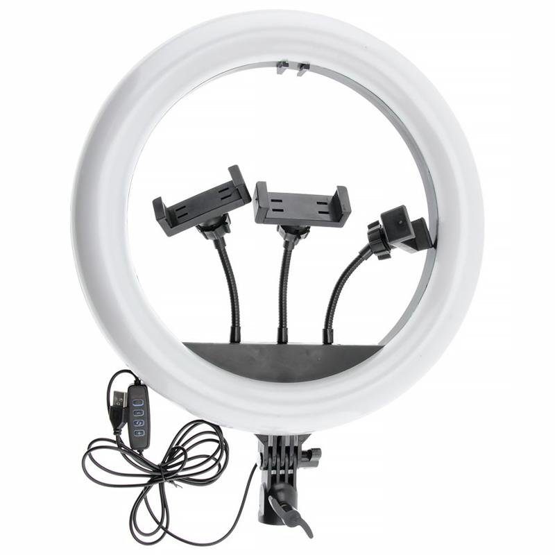 Кільцева світлодіодна LED лампа XD360 14" Black