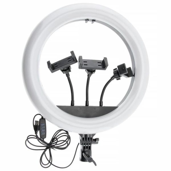 Кільцева світлодіодна LED лампа XD360 14" Black