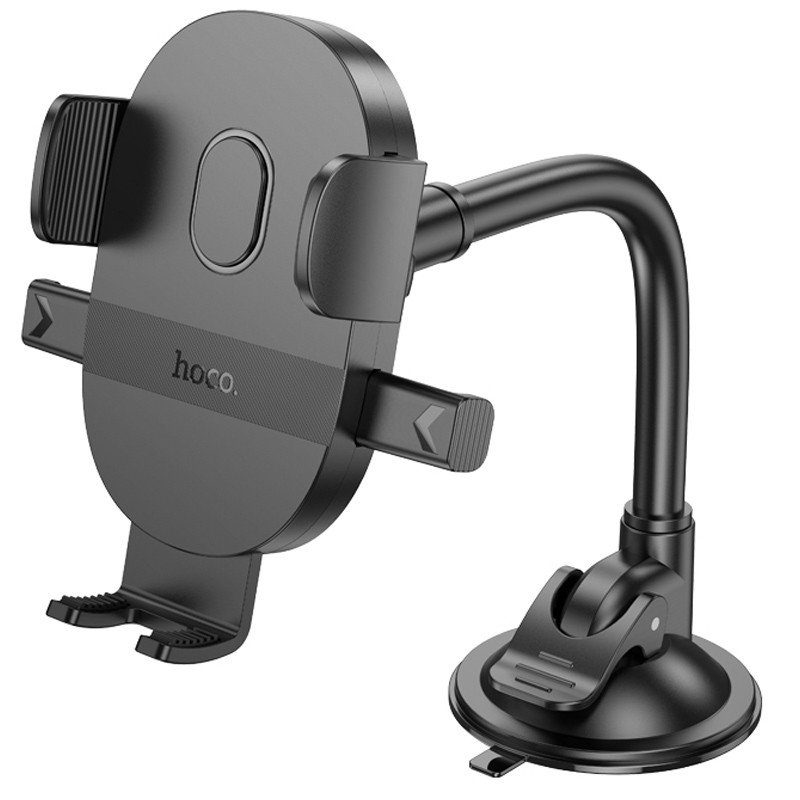 Автотримач Hoco H20 Mighty one-button (windshield) Black 4
