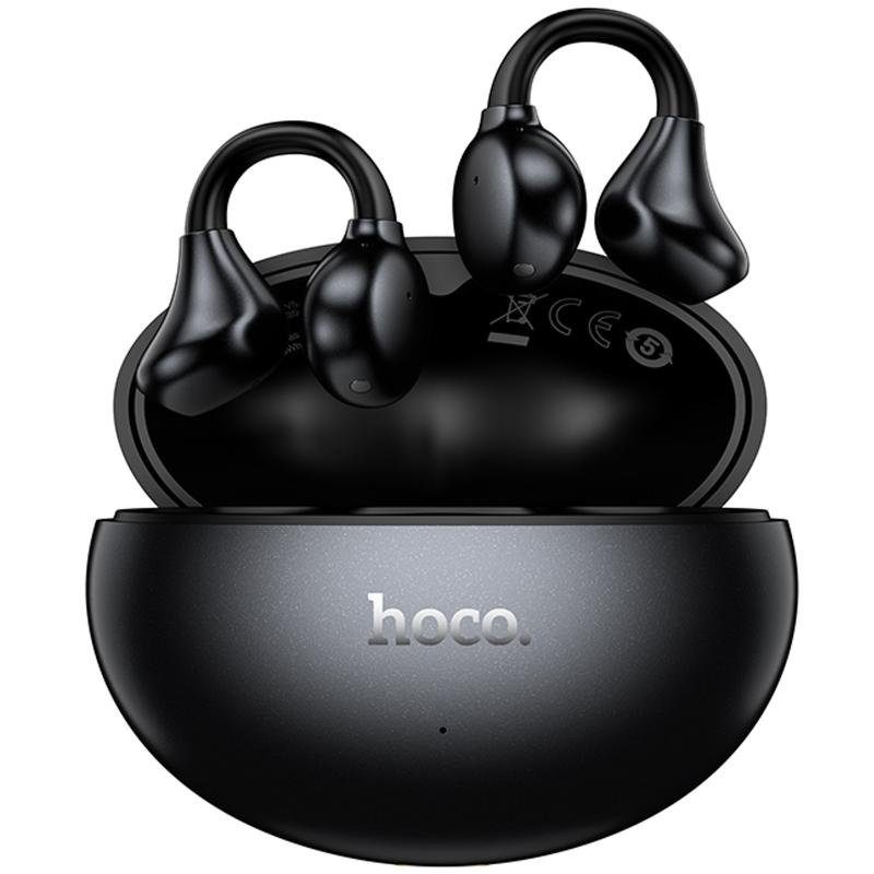 Бездротові TWS навушники Hoco EA8 Warm clip-on (App) Metal gray 3
