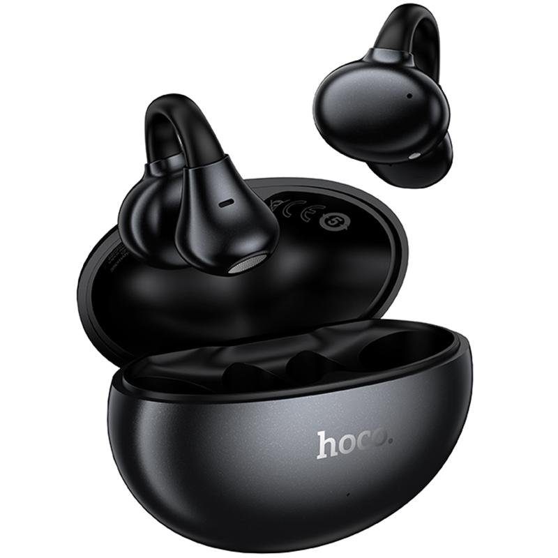 Бездротові TWS навушники Hoco EA8 Warm clip-on (App) Metal gray