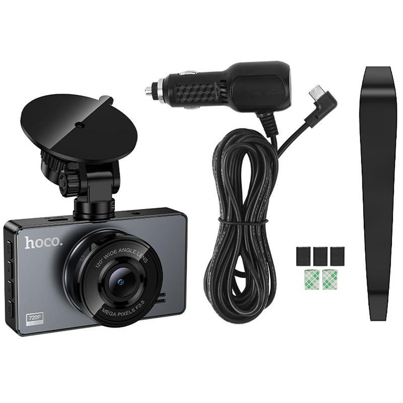 Відеореєстратор Hoco DV14 3-inch screen display (720P) Metal gray 5