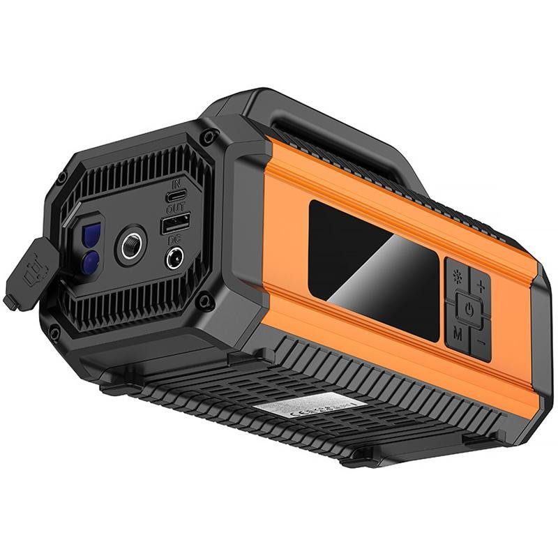 Пусковий пристрій + насос для автомобіля Hoco QS4 Intelligent Starter and Air Pump 10000 mAh Black 2