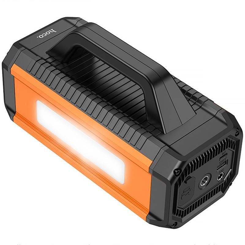 Пусковий пристрій + насос для автомобіля Hoco QS4 Intelligent Starter and Air Pump 10000 mAh Black 3