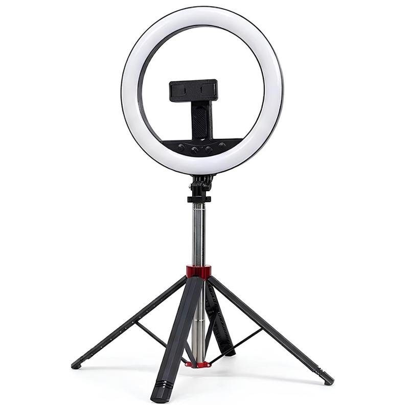 Кільцева світлодіодна LED лампа Neepho L15" + stand Black 2