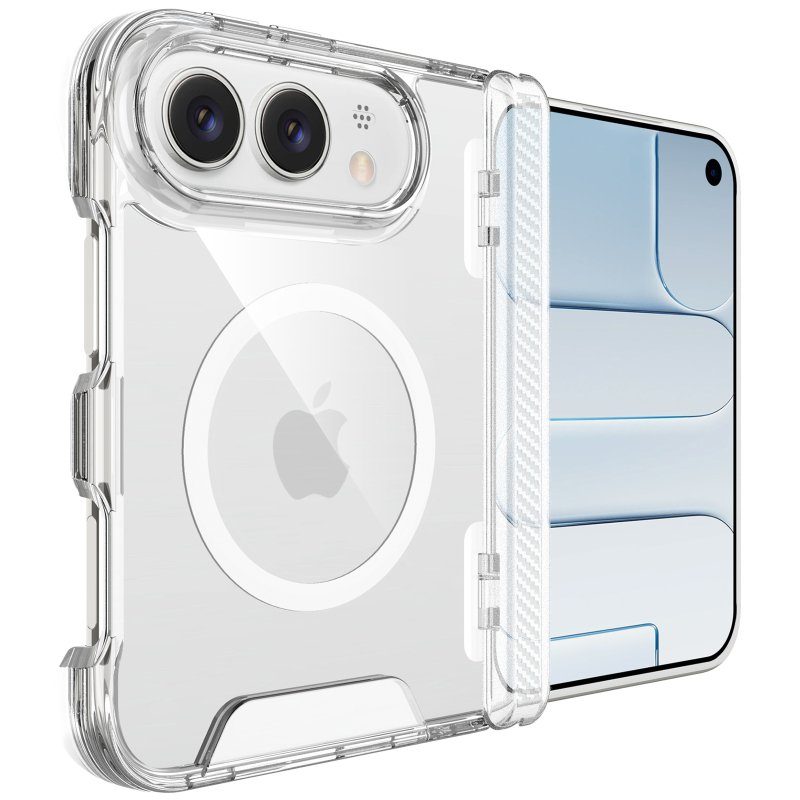 Чохол TPU Space Case with Magnetic Fit для Apple iPhone Duo (5.4/7.6") Прозорий