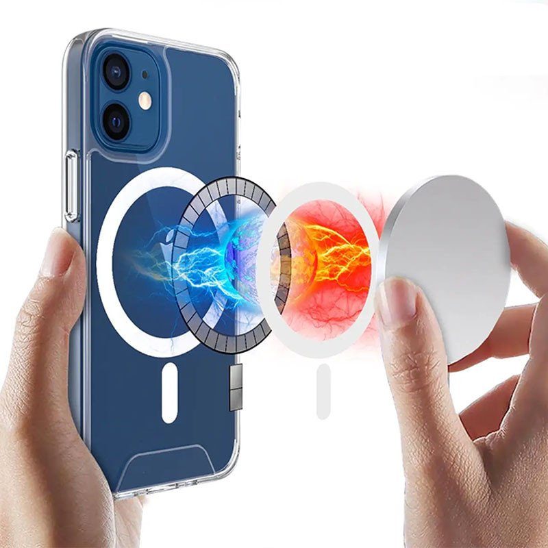 Чохол TPU Space Case with Magnetic Fit для Apple iPhone 11 (6.1") Прозорий 4