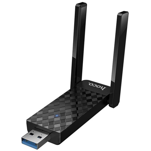 Портативний модем WiFi роутер Hoco HI34 600Mbs Black