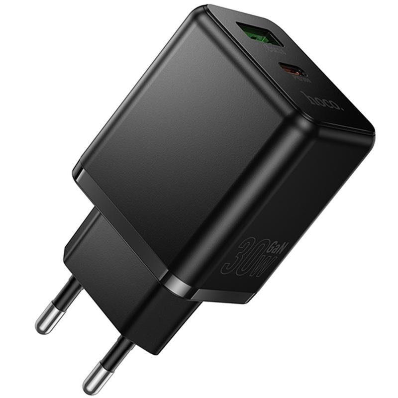 МЗП Hoco C157A Smart PD30W+QC3.0 (1USB-A/1C) Black 4