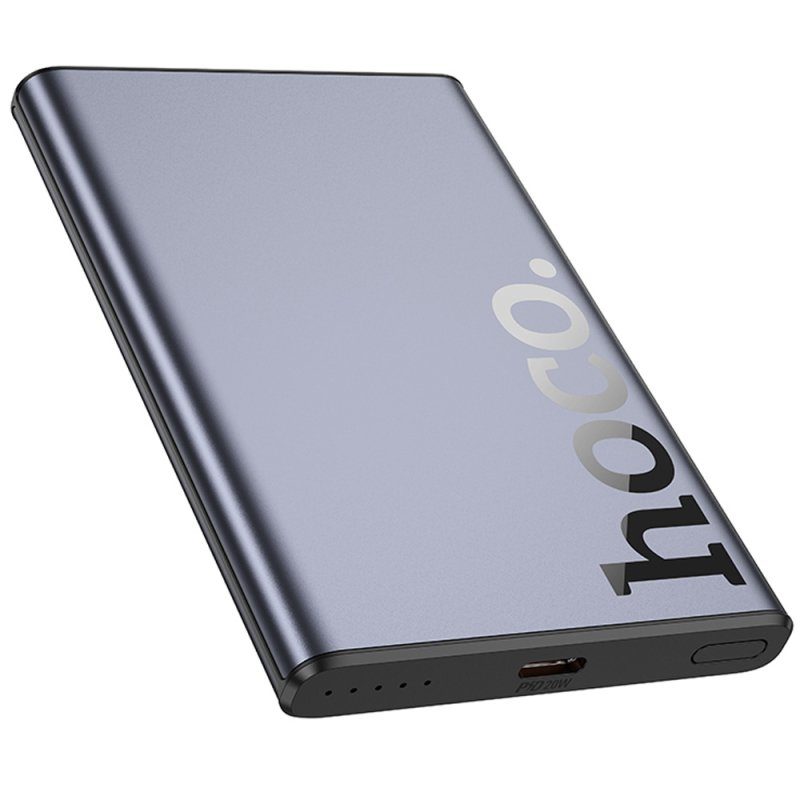 Портативний ЗП Power Bank Hoco Q32 Bird PD20W з БЗП 5000 mAh Metal gray 2