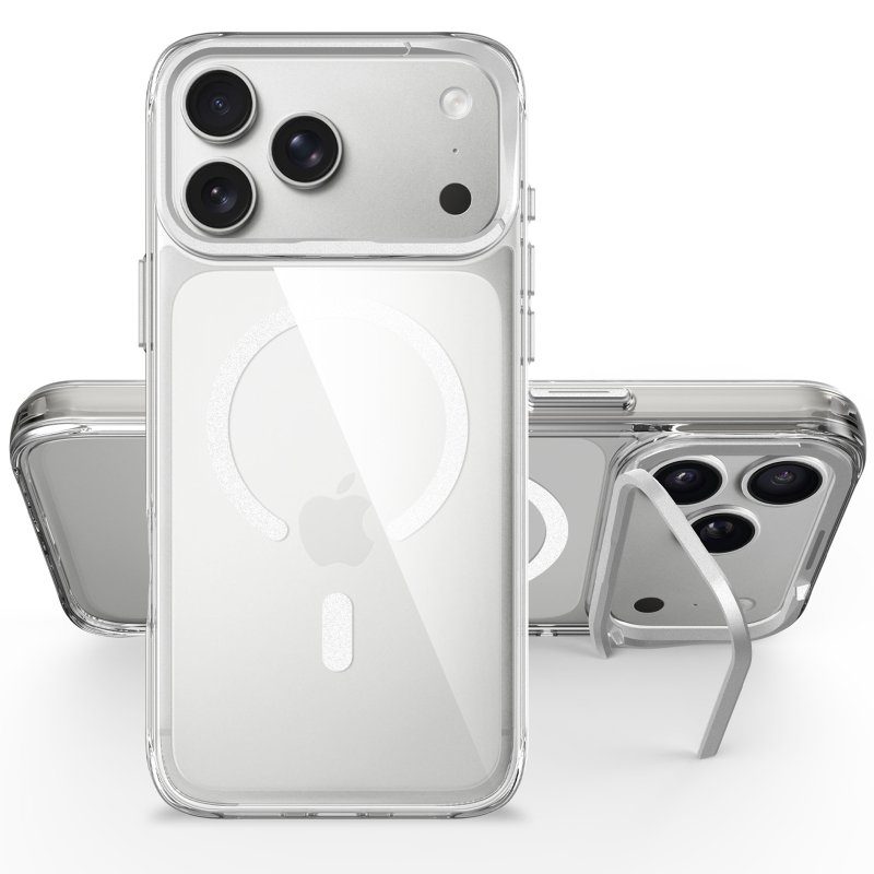 Чохол TPU Space Case Apex with Magnetic Fit для Apple iPhone 17 Pro / 18 Pro (6.3") Silver 4