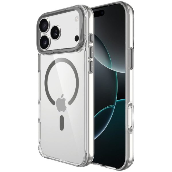 Чохол TPU Space Case Apex with Magnetic Fit для Apple iPhone 17 Pro / 18 Pro (6.3") Grey