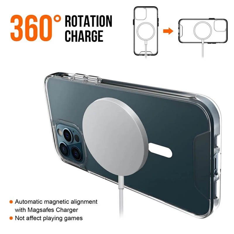 Чохол TPU Space Case with Magnetic Fit для Apple iPhone 11 Pro (5.8") Прозорий 3