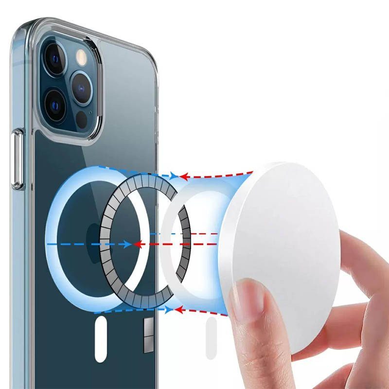 Чохол TPU Space Case with Magnetic Fit для Apple iPhone 11 Pro (5.8") Прозорий 2