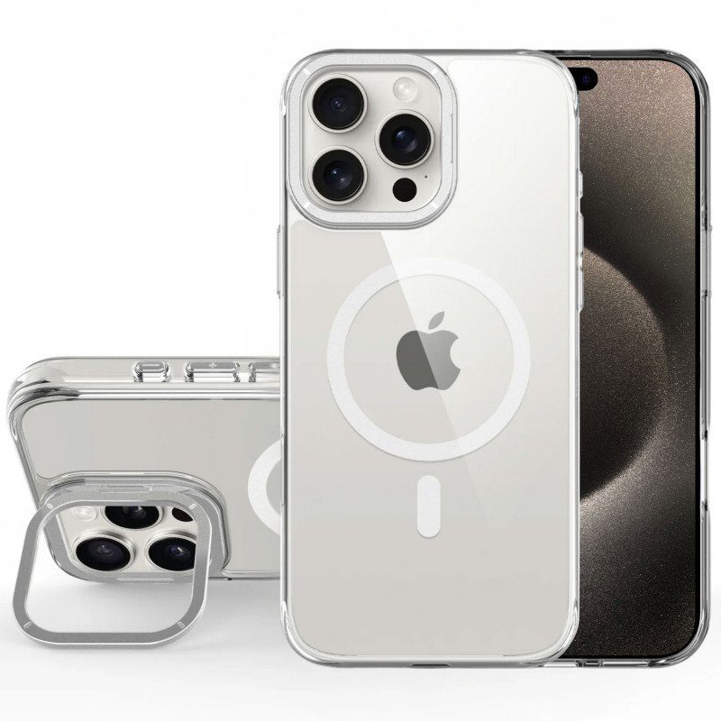Чохол TPU Space Case Apex with Magnetic Fit для Apple iPhone 15 Pro (6.1") Silver
