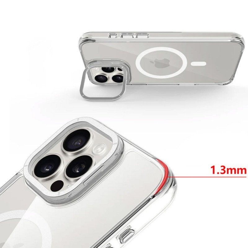 Чохол TPU Space Case Apex with Magnetic Fit для Apple iPhone 15 Pro (6.1") Silver 3