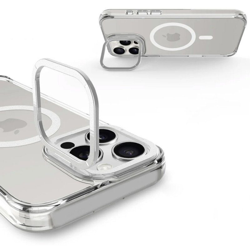 Чохол TPU Space Case Apex with Magnetic Fit для Apple iPhone 15 Pro (6.1") Silver 5