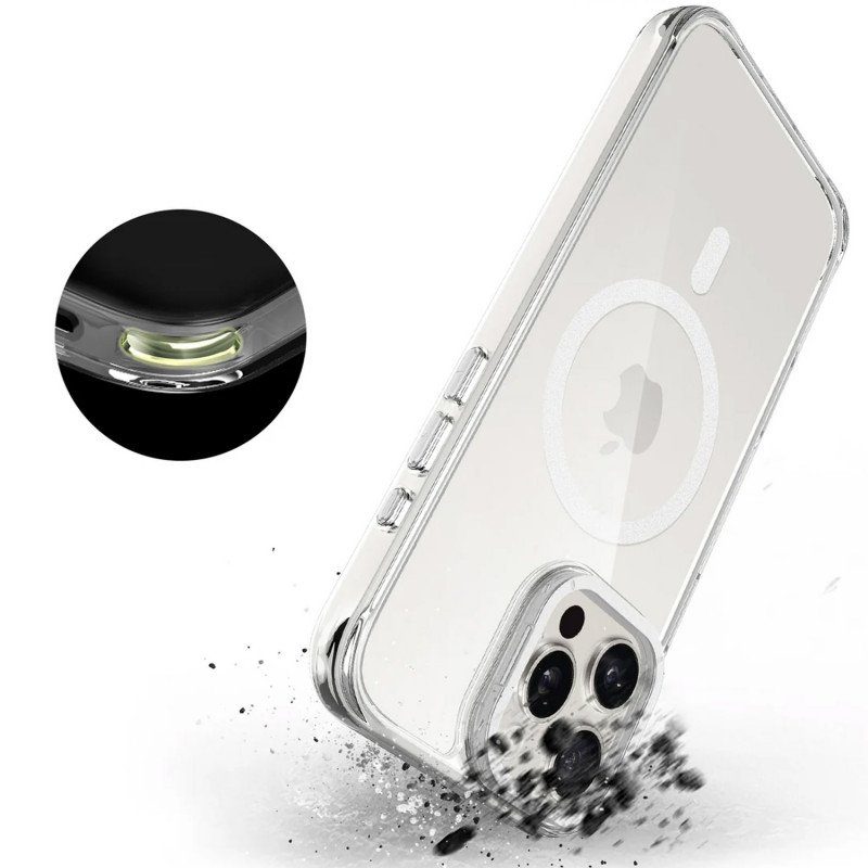 Чохол TPU Space Case Apex with Magnetic Fit для Apple iPhone 15 Pro (6.1") Silver 6