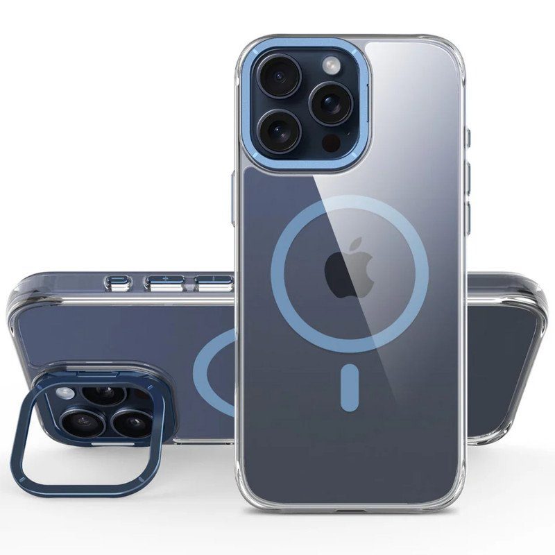 Чохол TPU Space Case Apex with Magnetic Fit для Apple iPhone 15 Pro Max (6.7") Navy Blue 3