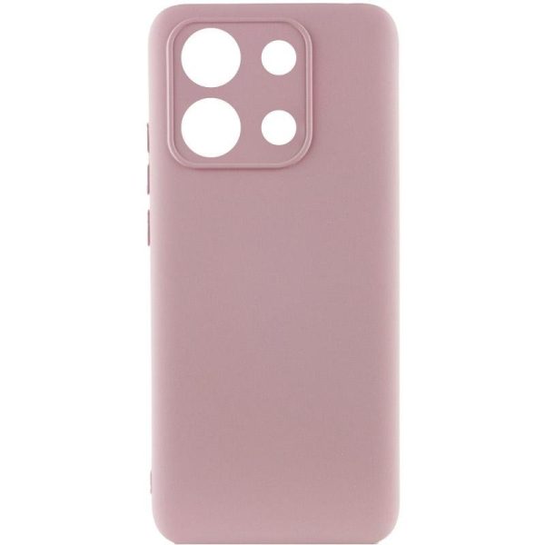 Чохол TPU GETMAN Liquid Silk Full Camera для Xiaomi Redmi Note 13 Pro 4G / Poco M6 Pro 4G / Note 14S Рожевий / Pink Sand
