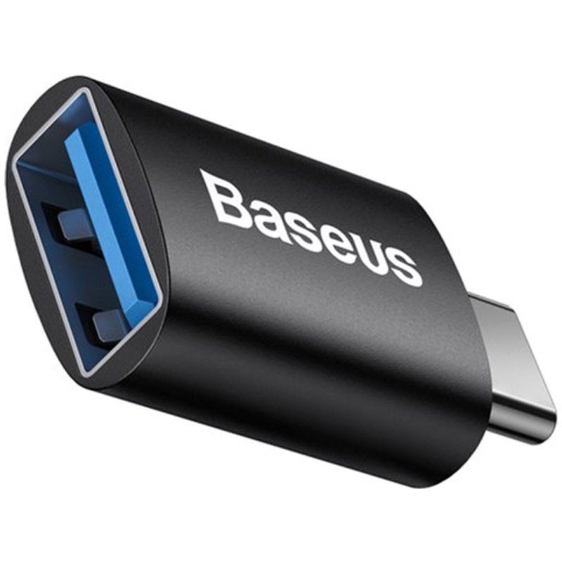 Перехідник Baseus Ingenuity Series Mini Type-C to USB 3.1 (ZJJQ000001) Black