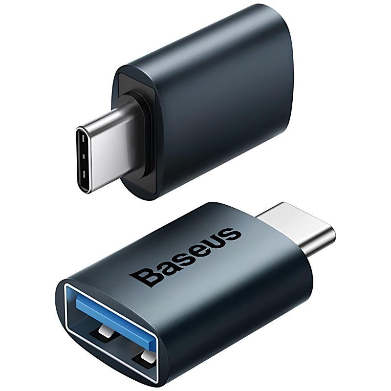 Перехідник Baseus Ingenuity Series Mini Type-C to USB 3.1 (ZJJQ000001) Blue 2