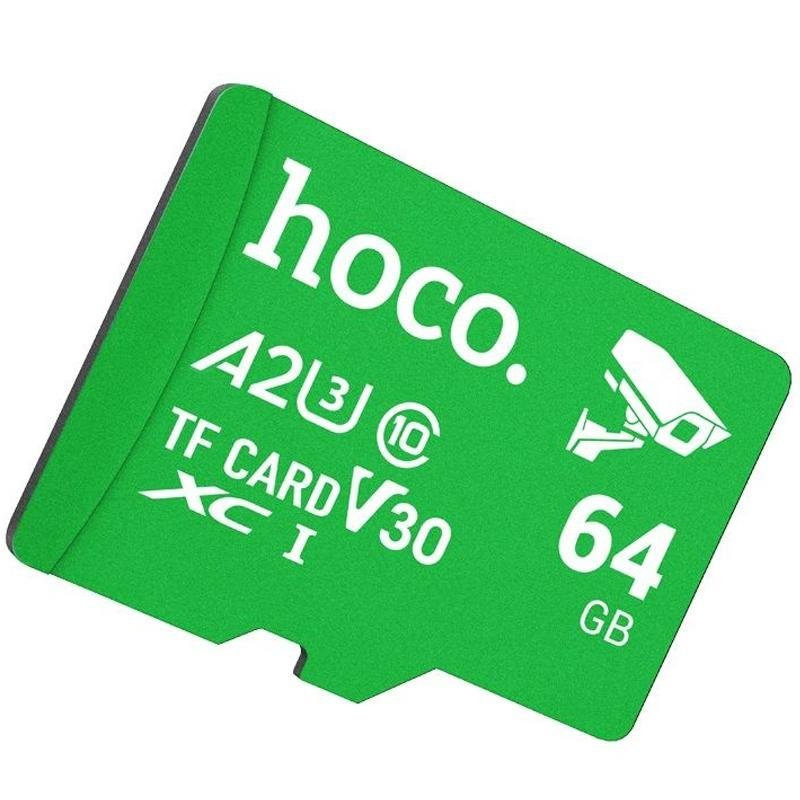 Карта пам'яті Hoco microSDXC Class 10 - 64GB (без адаптера) Green 2