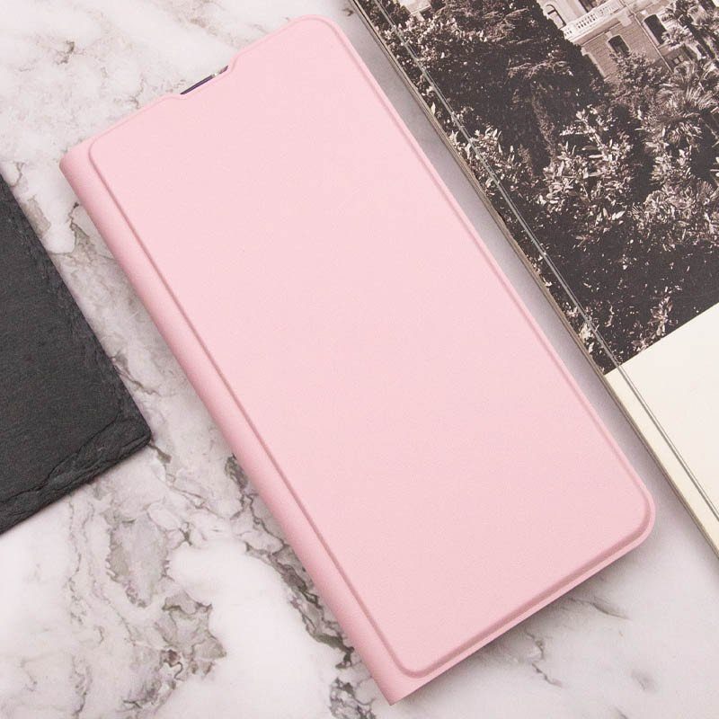 Шкіряний чохол-книжка GETMAN Elegant (PU) для Xiaomi Redmi 12C Рожевий 4