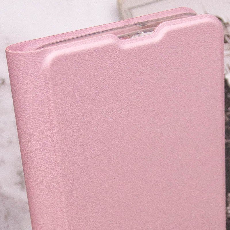 Шкіряний чохол-книжка GETMAN Elegant (PU) для Xiaomi Redmi 12C Рожевий 5