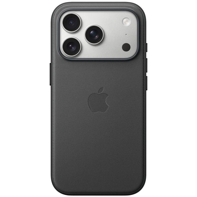 Чохол тканинний Textile (AAA) NEW with Magnetic Fit and Animation для Apple iPhone 17 Pro (6.3") Black