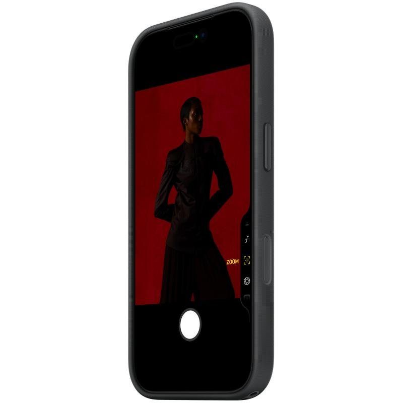 Чохол тканинний Textile (AAA) NEW with Magnetic Fit and Animation для Apple iPhone 17 Pro (6.3") Black 2