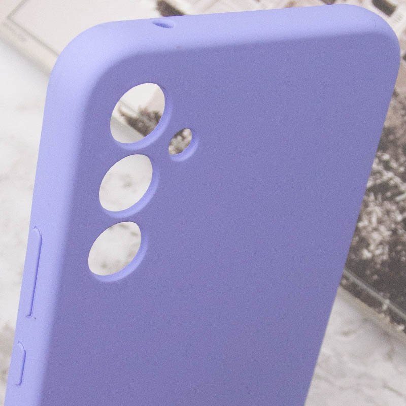 Чохол Silicone Cover Lakshmi Full Camera (AAA) with Logo для Samsung Galaxy S24+ Бузковий / Dasheen 7