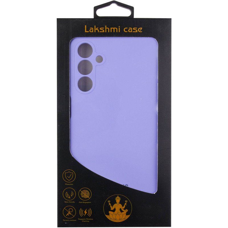 Чохол Silicone Cover Lakshmi Full Camera (AAA) with Logo для Samsung Galaxy S24+ Бузковий / Dasheen 4