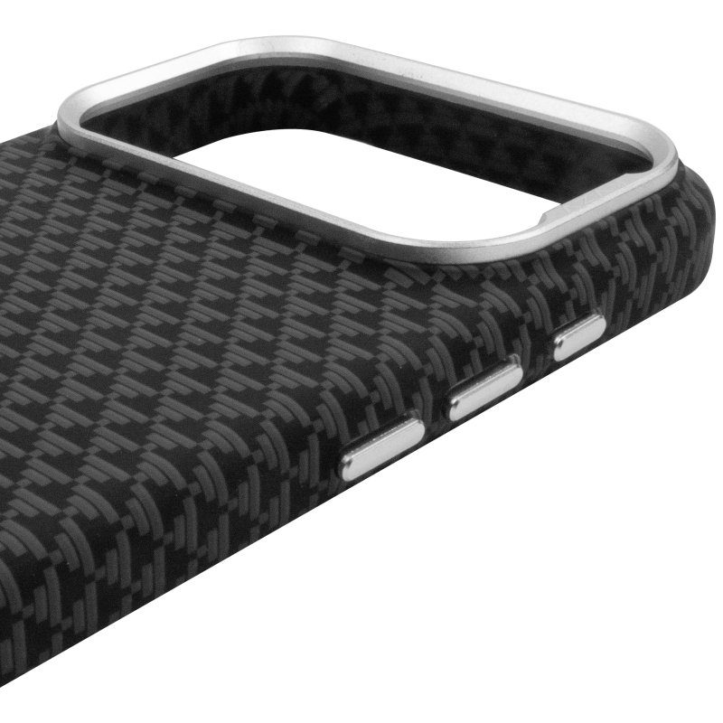 Чохол TPU+PC KVZV Triangular Pattern with Magnetic Fit для Apple iPhone 17 Pro Max / 18 Pro Max 6.9 Black 5