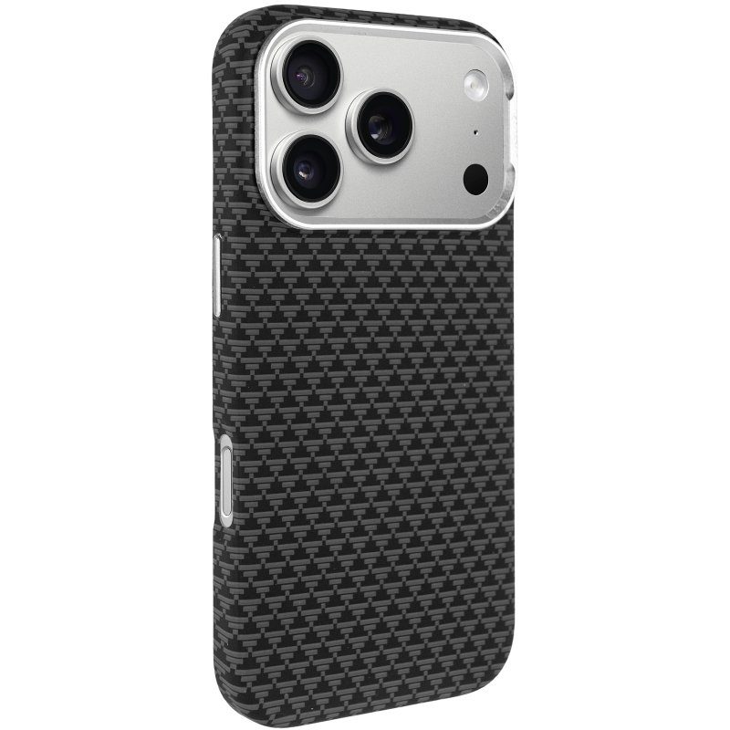 Чохол TPU+PC KVZV Triangular Pattern with Magnetic Fit для Apple iPhone 17 Pro Max / 18 Pro Max 6.9 Black
