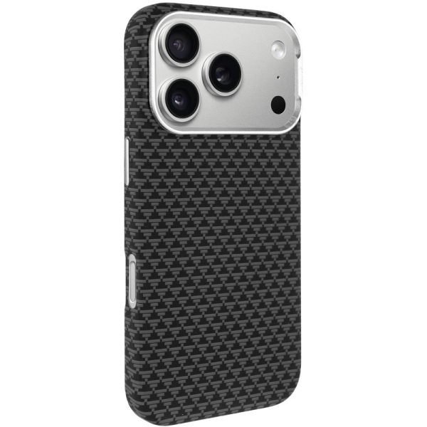 Чохол TPU+PC KVZV Triangular Pattern with Magnetic Fit для Apple iPhone 17 Pro Max / 18 Pro Max 6.9 Black