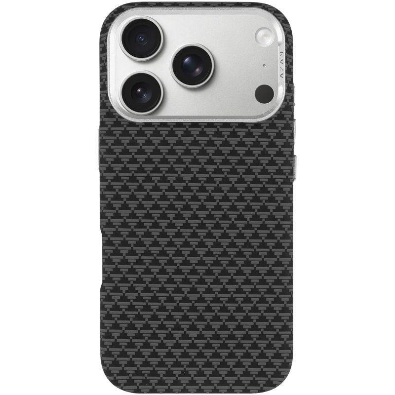 Чохол TPU+PC KVZV Triangular Pattern with Magnetic Fit для Apple iPhone 17 Pro Max / 18 Pro Max 6.9 Black 3