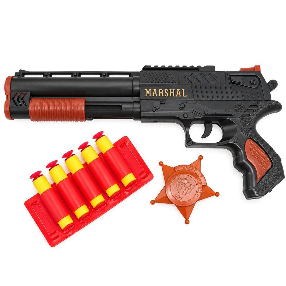 Іграшковий дробовик "Marshal" Golden Gun 915GG з м'якими кулями 2