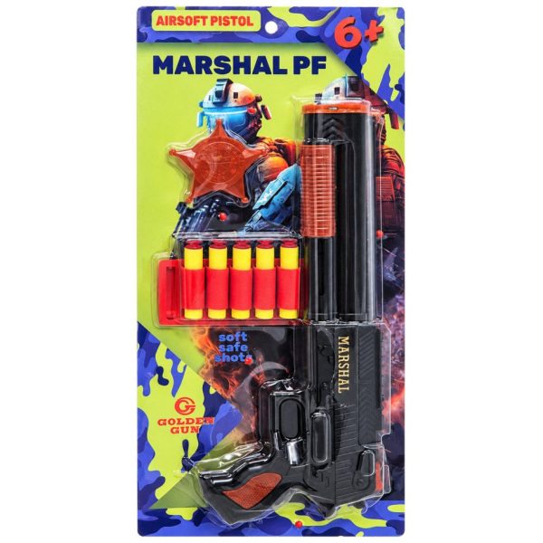 Іграшковий дробовик "Marshal" Golden Gun 915GG з м'якими кулями