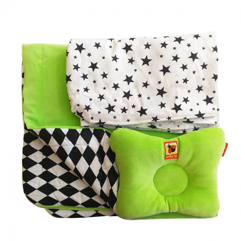 Дитячий постільний комплект Bed Set Newborn МС 110512-08 подушка + ковдру + простирадло 2