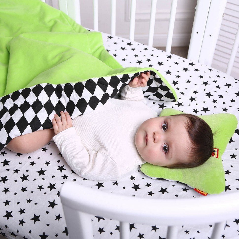Дитячий постільний комплект Bed Set Newborn МС 110512-08 подушка + ковдру + простирадло 4