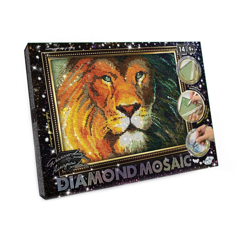 Набір креативної творчості "DIAMOND MOSAIC" DM-03-01-9  DM-03-03