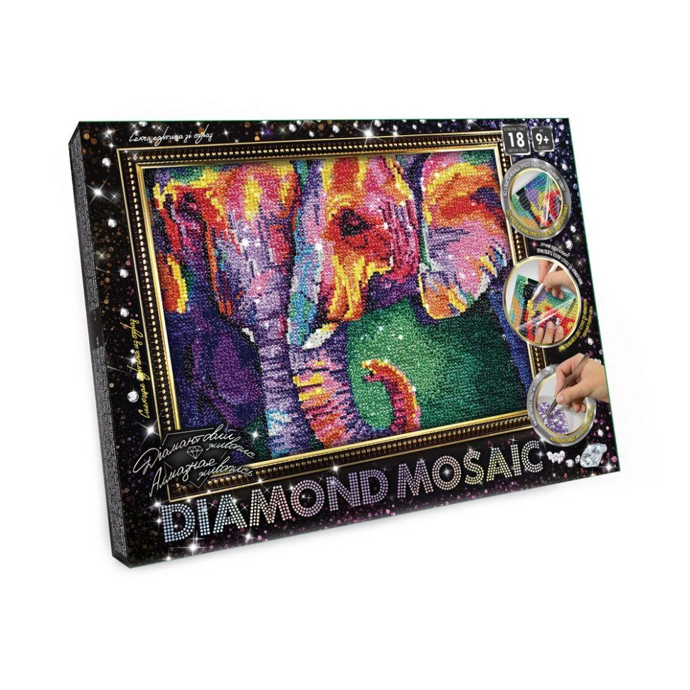 Набір креативної творчості "DIAMOND MOSAIC" DM-03-01-9  DM-03-05