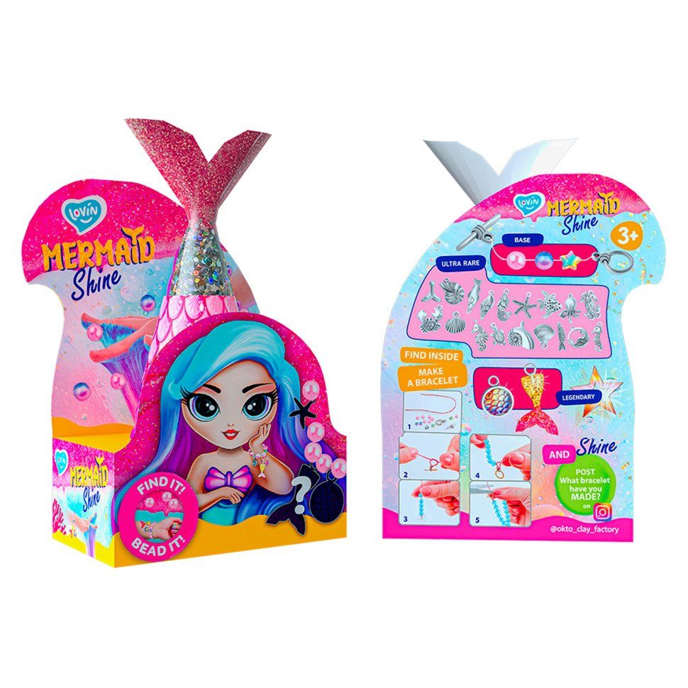 Іграшка-антистрес 250 мл Mermaid Shine Pink TM Lovin 80130