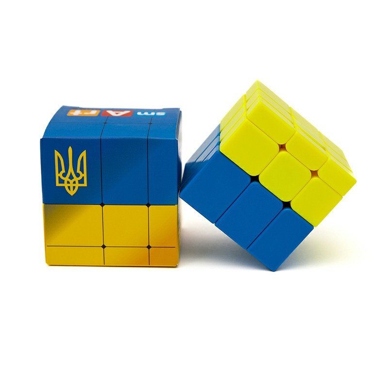 Головоломка Розумний кубик SCU333 "Прапор України" (Bicolor Bump Smart Cube "Ukraine") 4